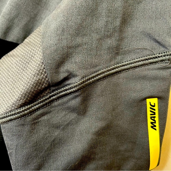NWT Men’s Mavic Ksyrium Pro Short Sleeve Cycling Jersey. Black & Grey. Size XL. - Picture 7 of 9